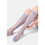 Oroblu Dames Panty Kniekousen Lace Detail 20 Kniekous Vobc68499 - Jambelles