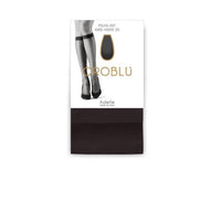 Oroblu Dames Panty Kniekousen Mibas Adelle KH 20den Lycra Tulle/Micro Dots VOBC63103 - Jambelles