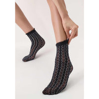 Oroblu Dames Pantysokjes Shiny Decor 40 Sok VOBC67544 - Jambelles