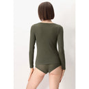 Oroblu Dames Shirt Perfect Line Cashmere - T-Shirt Lon VOBT67055 - Jambelles