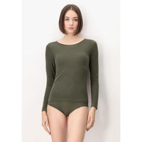 Oroblu Dames Shirt Perfect Line Cashmere - T-Shirt Lon VOBT67055 - Jambelles