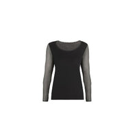 Oroblu Dames Shirt PERFECT LINE T-Shirt Tulle Long Sleeve - Jambelles