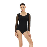 Oroblu Dames Shirt PERFECT LINE T-Shirt Tulle Long Sleeve - Jambelles