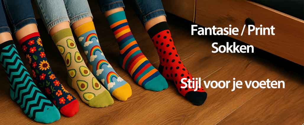 Fantasie / Print Sokken: Kleurrijke Stijl voor je Voeten