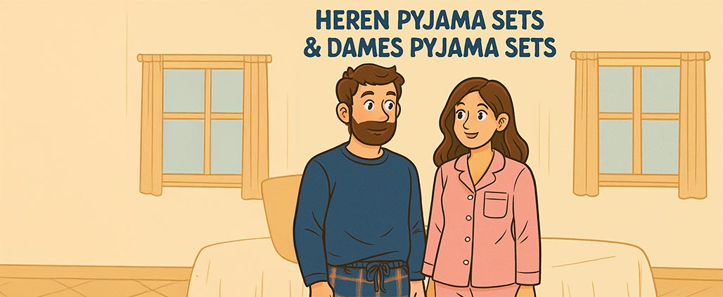 De perfecte heren en dames pyjamaset
