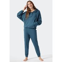 Schiesser Dames Loungewear Shirt 1/1 met kap 177343 - Jambelles