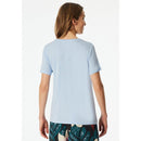 Schiesser Dames Nacht Shirt T-Shirt V-Ausschnitt 183661 - Jambelles