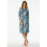 Schiesser Dames Nachthemd 3/4 Arm 100cm 181234 - Jambelles
