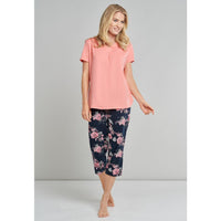 Schiesser Dames Pyjama Set 3/4 174766 - Jambelles