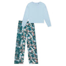 Schiesser Dames Pyjama Set Lang 183065 - Jambelles