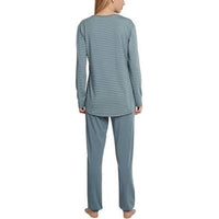 Schiesser Dames Pyjama Set Long 158620 - Jambelles