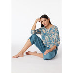 Schiesser Dames Pyjama Set Schlafanzug 3/4 181236 - Jambelles