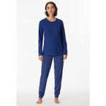 Schiesser Dames Pyjama Set Schlafanzug lang 180063 - Jambelles