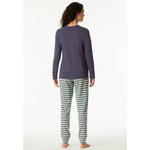 Schiesser Dames Pyjama Set Schlafanzug lang 181746 - Jambelles