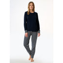 Schiesser Dames Pyjama Set Schlafanzug lang 181746 - Jambelles