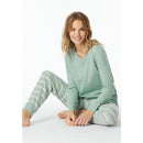 Schiesser Dames Pyjama Set Schlafanzug lang 181746 - Jambelles