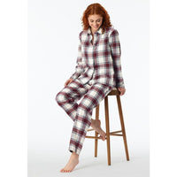 Schiesser Dames Pyjama Set Schlafanzug lang 182122 - Jambelles