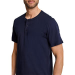 Schiesser Heren Nacht Shirt 1/2 arm 163831 - Jambelles