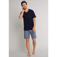 Schiesser Heren Nacht Shirt 1/2 arm 163832 - Jambelles