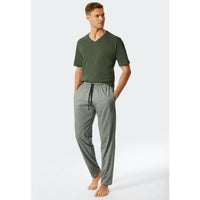 Schiesser Heren Nacht Shirt 1/2 arm 169872 - Jambelles