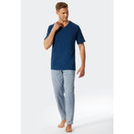 Schiesser Heren Nacht Shirt 1/2 arm 169872 - Jambelles