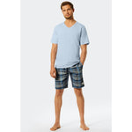 Schiesser Heren Nacht Shirt 1/2 arm 169872 - Jambelles