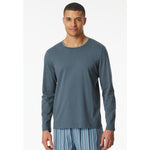 Schiesser Heren Nacht Shirt Langarmshirt Rundhals 182042 - Jambelles