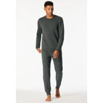 Schiesser Heren Nacht Shirt Sweatshirt 182041 - Jambelles