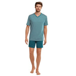 Schiesser Heren Pyjama set kort 173646 - Jambelles