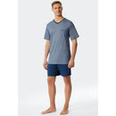 Schiesser Heren Pyjama set kort 176687 - Jambelles