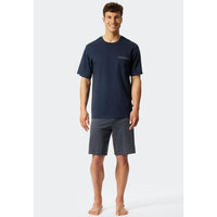 Schiesser Heren Pyjama set kort 176816 - Jambelles