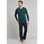 Schiesser Heren Pyjama set lang 171415 - Jambelles