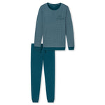 Schiesser Heren Pyjama set lang 173866 - Jambelles