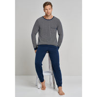 Schiesser Heren Pyjama set lang 173866 - Jambelles