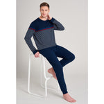 Schiesser Heren Pyjama set lang 175694 - Jambelles