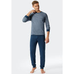 Schiesser Heren Pyjama set lang 176686 - Jambelles