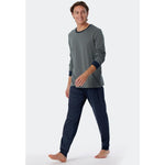 Schiesser Heren Pyjama set Schlafanzug lang 179120 - Jambelles