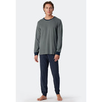 Schiesser Heren Pyjama set Schlafanzug lang 179120 - Jambelles