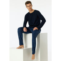 Schiesser Heren Pyjama set Schlafanzug lang 180249 - Jambelles