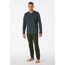 Schiesser Heren Pyjama set Schlafanzug lang 180258 - Jambelles