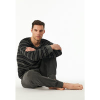 Schiesser Heren Pyjama set Schlafanzug lang 183128 - Jambelles