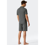 Schiesser Heren Pyjama set Shortama 176827 - Jambelles