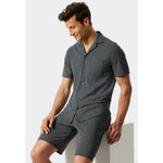 Schiesser Heren Pyjama set Shortama 176827 - Jambelles
