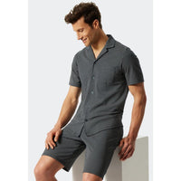 Schiesser Heren Pyjama set Shortama 176827 - Jambelles