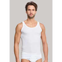 Schiesser Heren Shirt/Hemd Hemd 0/0 Dubbelverpakking Fijnrib CO 100 205144 - Jambelles