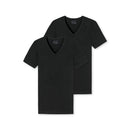Schiesser Heren Shirt/Hemd Shirt 1/2 arm V-hals 173982 - Jambelles