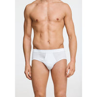 Schiesser Heren Slip Sport slip dubbelverpakking 2P fijnrib CO 100 205159 - Jambelles