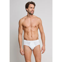 Schiesser Heren Slip Sport slip dubbelverpakking 2P fijnrib CO 100 205159 - Jambelles