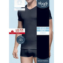Sloggi Heren Shirt/Hemd men EverNew Shirt 03 V-Neck UV 10154629 - Jambelles