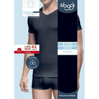 Sloggi Heren Shirt/Hemd men EverNew Shirt 03 V-Neck UV 10154629 - Jambelles